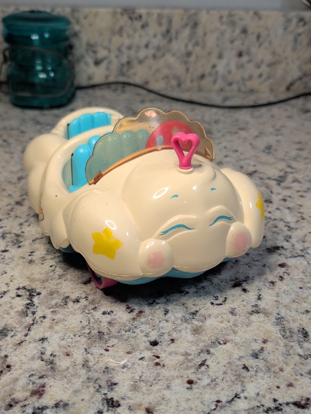 Vintage 1983 Care Bears Care-a-lot Cloud Mobile